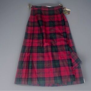Vintage O’Neil of Dublin Wool Tartan Kilt Skirt | Made in Ireland | 28” Waist